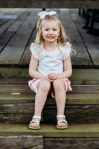 Birthday Celebration Flutter Short Set-Girls Outfit Sets-Simply Blessed Children's Boutique