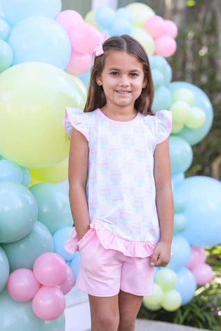 Birthday Celebration Flutter Short Set-Girls Outfit Sets-Simply Blessed Children's Boutique