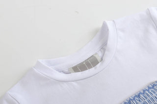 Blue Seersucker Bunnies Smocked Shirt and Boy Shorts Set-Boys Outfit Sets-Simply Blessed Children's Boutique