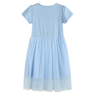 Blue Sparkly Unicorn Tulle Dress-Misc.-Simply Blessed Children's Boutique