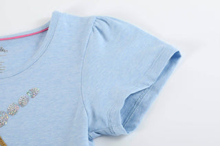 Blue Sparkly Unicorn Tulle Dress-Misc.-Simply Blessed Children's Boutique