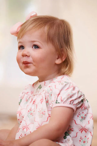 Blythe Bubble – Boxwoods and Bows/Palm Beach Pink | The Beaufort Bonnet Company-Infants-Simply Blessed Children's Boutique