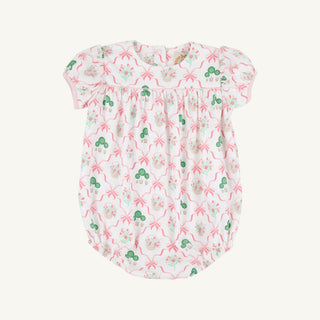 Blythe Bubble – Boxwoods and Bows/Palm Beach Pink | The Beaufort Bonnet Company-Infants-Simply Blessed Children's Boutique