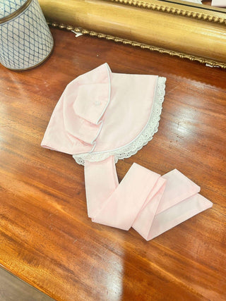 Bonnets: Pink / Small (3-6mos)-Hair Accessories-Simply Blessed Children's Boutique