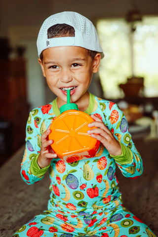 Brve Kids Bamboo-Blend Fruit of the Spirit Pajama Set-Girls Sleepwear-Simply Blessed Children's Boutique
