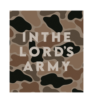 Brve Kids Khaki "In The Lord's Army" Hoodie Sweatshirt-Boys Sweatshirt/Pullover-Simply Blessed Children's Boutique