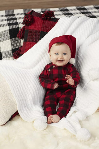 Buffalo Plaid Santa Outfit Set-Misc.-Simply Blessed Children's Boutique