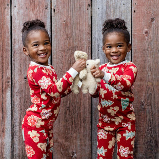 Burt’s Bees Gingerbread Bakes Christmas Matching Family Pajamas-Family Pajamas-Simply Blessed Children's Boutique
