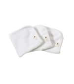 Burt's Bees Organic White Washcloths-Kids Bath Items-Simply Blessed Children's Boutique