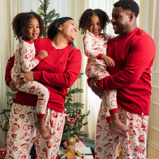 Burt's Bees Nostalgic Christmas Matching Family Pajamas-Boys Sleepwear-Simply Blessed Children's Boutique