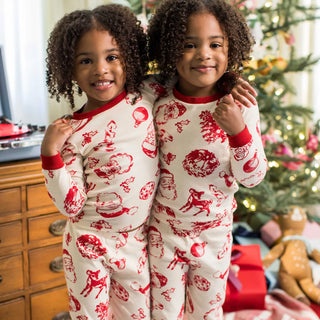 Burt's Bees Nostalgic Christmas Matching Family Pajamas-Boys Sleepwear-Simply Blessed Children's Boutique