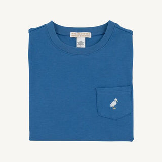 Carter Crewneck – Wood Boat Blue/Multicolor | The Beaufort Bonnet Company-Boys Short Sleeve Shirts-Simply Blessed Children's Boutique