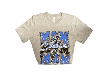 Cheer Mom Lightning Bolt-Women's Graphic Tees-Simply Blessed Children's Boutique