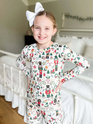 Christmas Buttery Soft Nutcracker Pajamas - Mary Square-Misc.-Simply Blessed Children's Boutique
