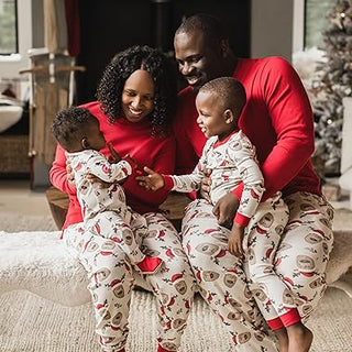 Christmas Reindeer Matching Family Pajamas-Boys Sleepwear-Simply Blessed Children's Boutique