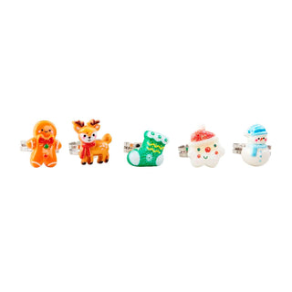 Christmas Stocking RIng Set - Mud Pie-girls ring-Simply Blessed Children's Boutique