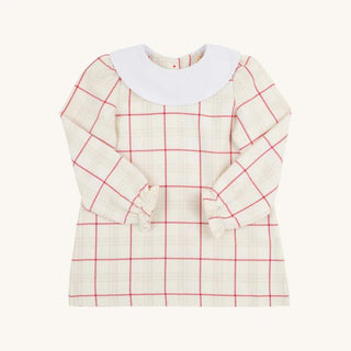 Classic Campbell Dress - Oak Park Plaid Worth Avenue White from The Beaufort Bonnet Company-Misc.-Simply Blessed Children's Boutique
