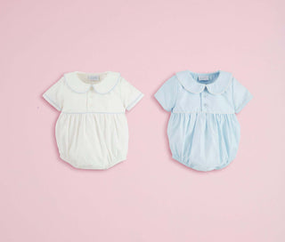 Collared Poplin Bubble for Boys - Mud Pie-Infants-Simply Blessed Children's Boutique
