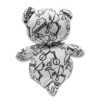 Color-Your-Own Kentucky Teddy Bear-Toys-Simply Blessed Children's Boutique