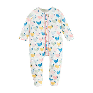 Colorful Chicken Sleeper - Mud Pie-Misc.-Simply Blessed Children's Boutique