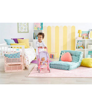 Corolle 12" Baby Doll Stroller- Flowered-Toys-Simply Blessed Children's Boutique