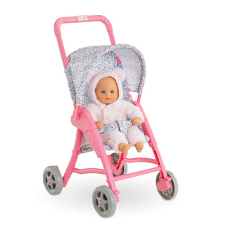 Corolle 12" Baby Doll Stroller- Flowered-Toys-Simply Blessed Children's Boutique
