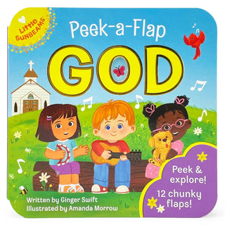 Lift-A-Flap "God" Interactive Board Book-Books-Simply Blessed Children's Boutique
