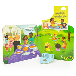 Lift-A-Flap "God" Interactive Board Book-Books-Simply Blessed Children's Boutique
