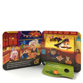 Boo Lift-A-Flap Halloween Board Book - Simply Blessed Children's Boutique
