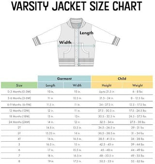 UK Wildcats Varsity Jacket for Kids – Official & Stylish - Simply Blessed Children's Boutique
