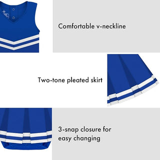 University of Kentucky Wildcats Cheer Bodysuit Dress - Officially Licensed - Simply Blessed Children's Boutique