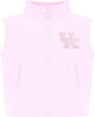 University of Kentucky Wildcats Polar Fleece Vest Blue or Pink - Officially Licensed - Simply Blessed Children's Boutique