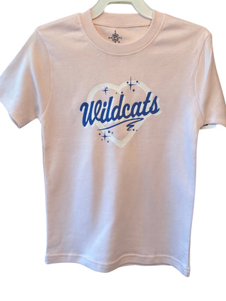 University of Kentucky Wildcats Pink Heart TShirt - Screenprint - Simply Blessed Children's Boutique
