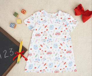 Cypress Row School Supplies Susie Swing Dress - Simply Blessed Children's Boutique