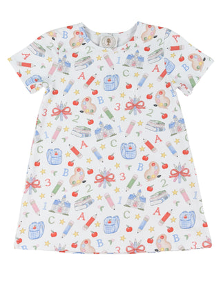 Cypress Row School Supplies Susie Swing Dress 3T / Multicolor