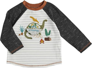 Dino "Eat Your Veggies" Long Sleeve Tee-Boys Long Sleeve Shirts-Simply Blessed Children's Boutique