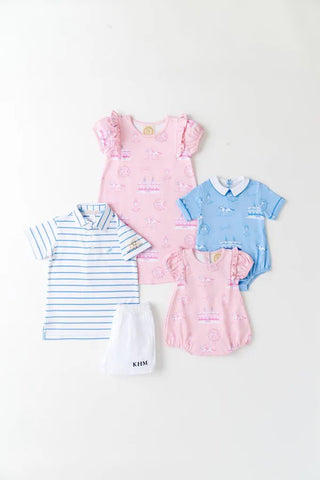 Dorcie Day Dress – A Day at the Derby in Palm Beach Pink by The Beaufort Bonnet Company-Misc.-Simply Blessed Children's Boutique