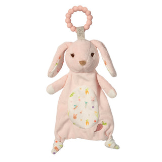 Douglas Parsnip Pink Bunny Plush Teether – Soothing Baby Lovey Toy-Baby Accessories-Simply Blessed Children's Boutique