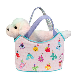 Douglas Charmingly Yours Sassy Sak with Tie-Dye Dog - Simply Blessed Children's Boutique
