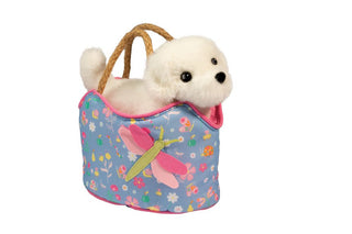 Dragonfly Dreams Sassy Sak with Bichon Dog – Douglas Toys-Toys-Simply Blessed Children's Boutique