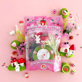 Earth Grown KidDough Holiday Sensory Play Kits | Non-Toxic Scented Modeling Dough