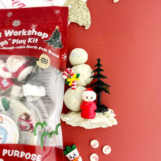 Earth Grown Kiddough Christmas Play Kit - Santa's Workshop-Toys-Simply Blessed Children's Boutique