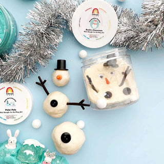 Earth Grown Kiddough Mini Winter Dough-To-Go Jars