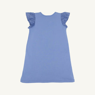 Ellen's Eyelet Dress - Barbados Blue by The Beaufort Bonnet Company-Girls Dresses-Simply Blessed Children's Boutique