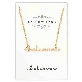Inspirational Word Necklace by Faithworks