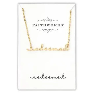 Inspirational Word Necklace by Faithworks