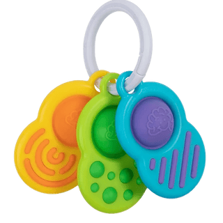 Fat Brain Dimpl Clutch: Portable 3-Piece Sensory Toy & Teether Set-Toys-Simply Blessed Children's Boutique