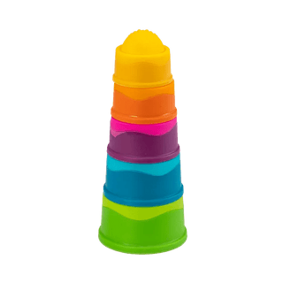 Fat Brain Dimpl Stack – Sensory Stacking & Nesting Cups for Babies-Toys-Simply Blessed Children's Boutique