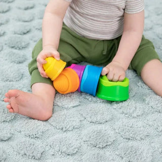 Fat Brain Dimpl Stack – Sensory Stacking & Nesting Cups for Babies-Toys-Simply Blessed Children's Boutique
