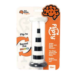 Fat Brain Flipty – Color-Changing Magic Sensory Toy & Rattle-Toys-Simply Blessed Children's Boutique